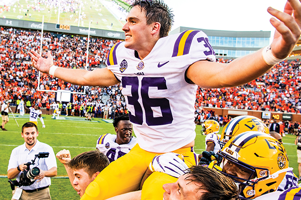 Cole Tracy, LSU kicker