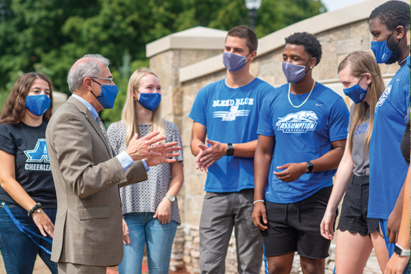 Francesco C. Cesareo and students