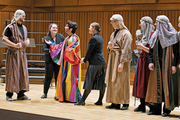 Assumption presented a production of 
Joseph and the Amazing Technicolor Dreamcoat in the new Jeanne Y. Curtis Performance Hall.